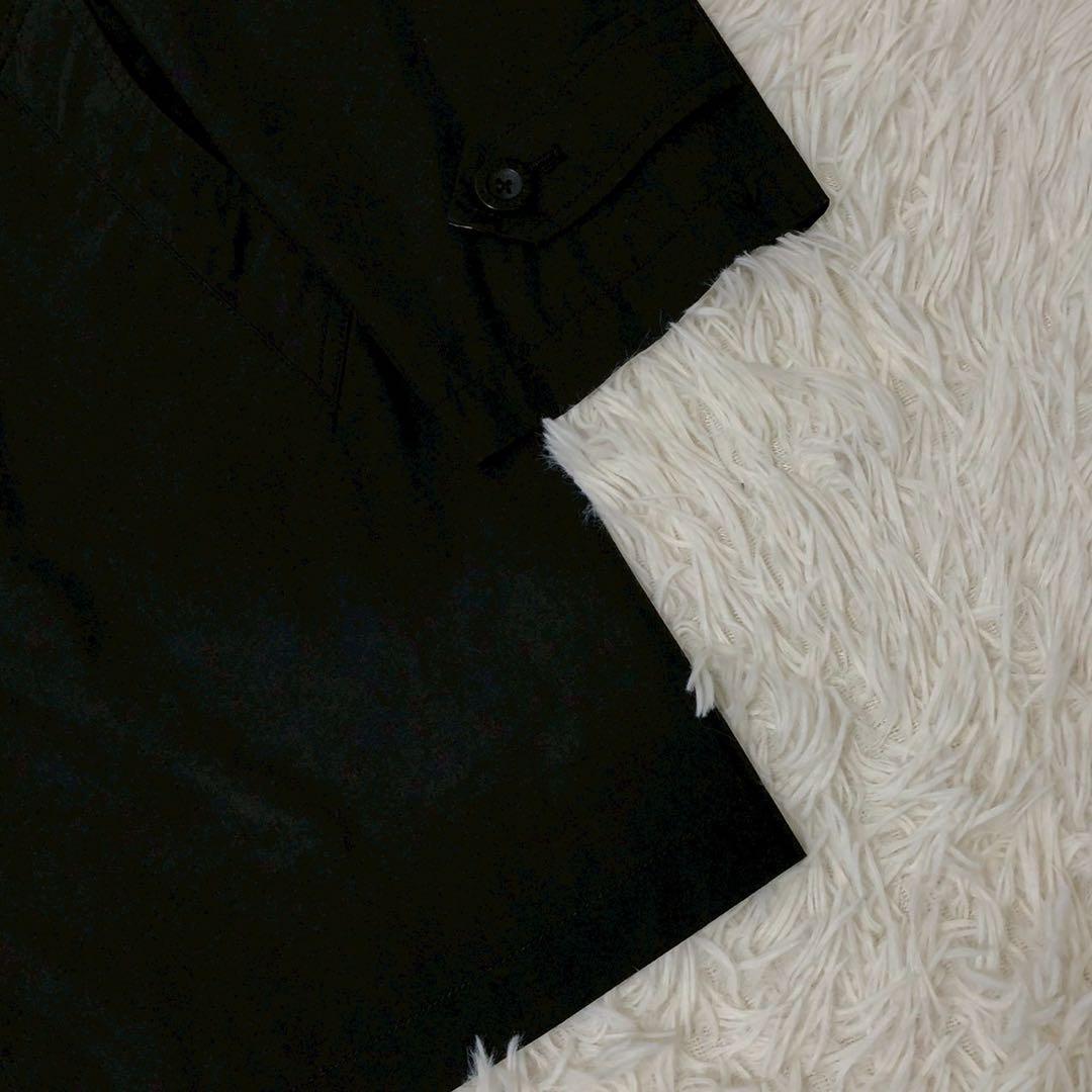 良品◎ノバチェック◎Burberry Black Label ステンカラーコート