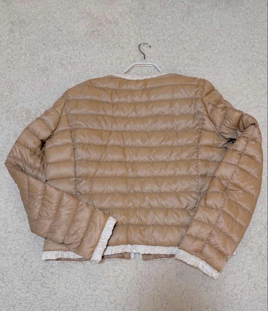 MONCLER ベージュ ダウンジャケット　ライトダウン　01