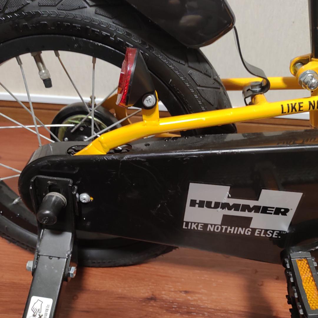 【子ども用自転車】ハマーキッズ14インチTZ イエロー　ヘルメットおまけ付き！