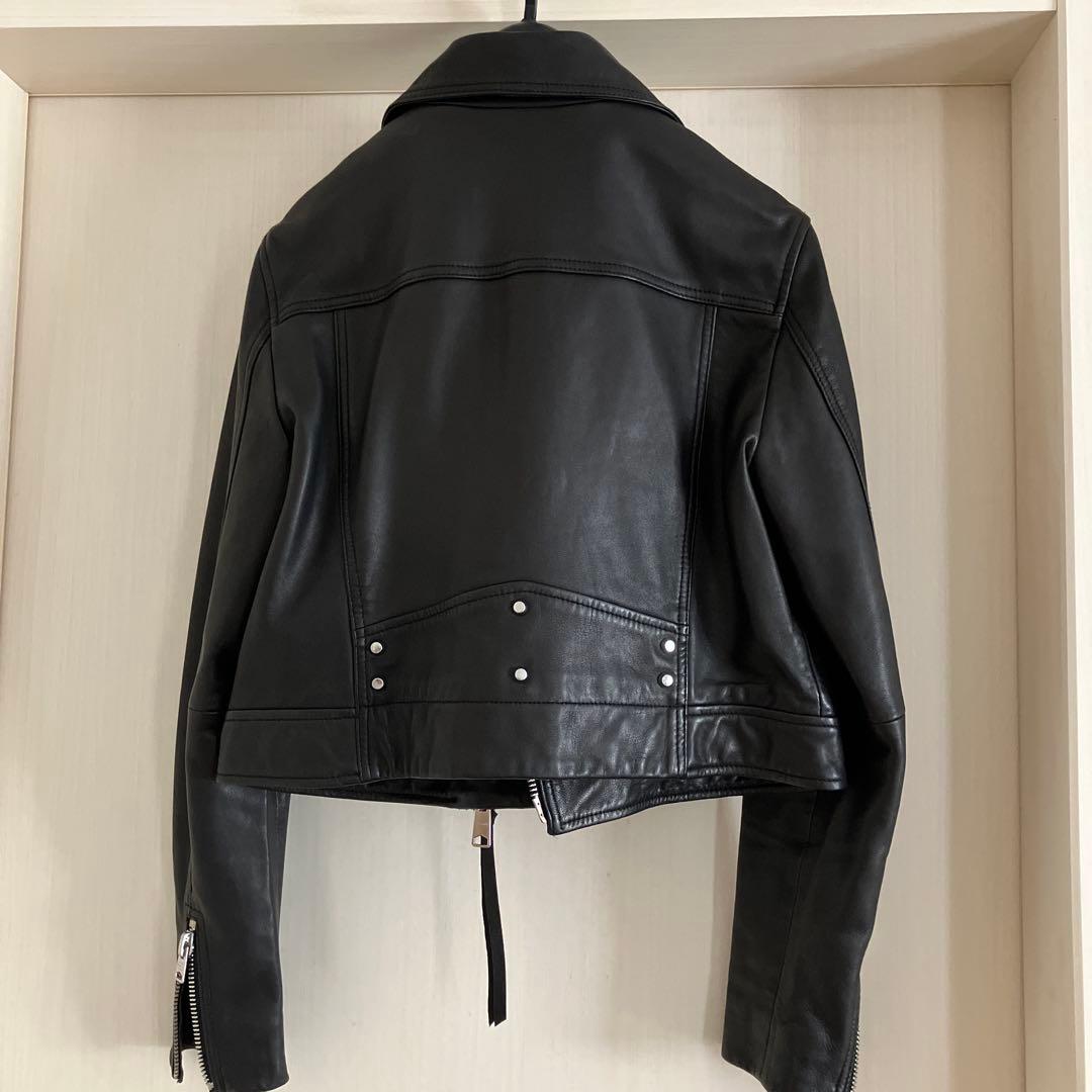 オールセインツ　レザー　ライダース　ジャケット