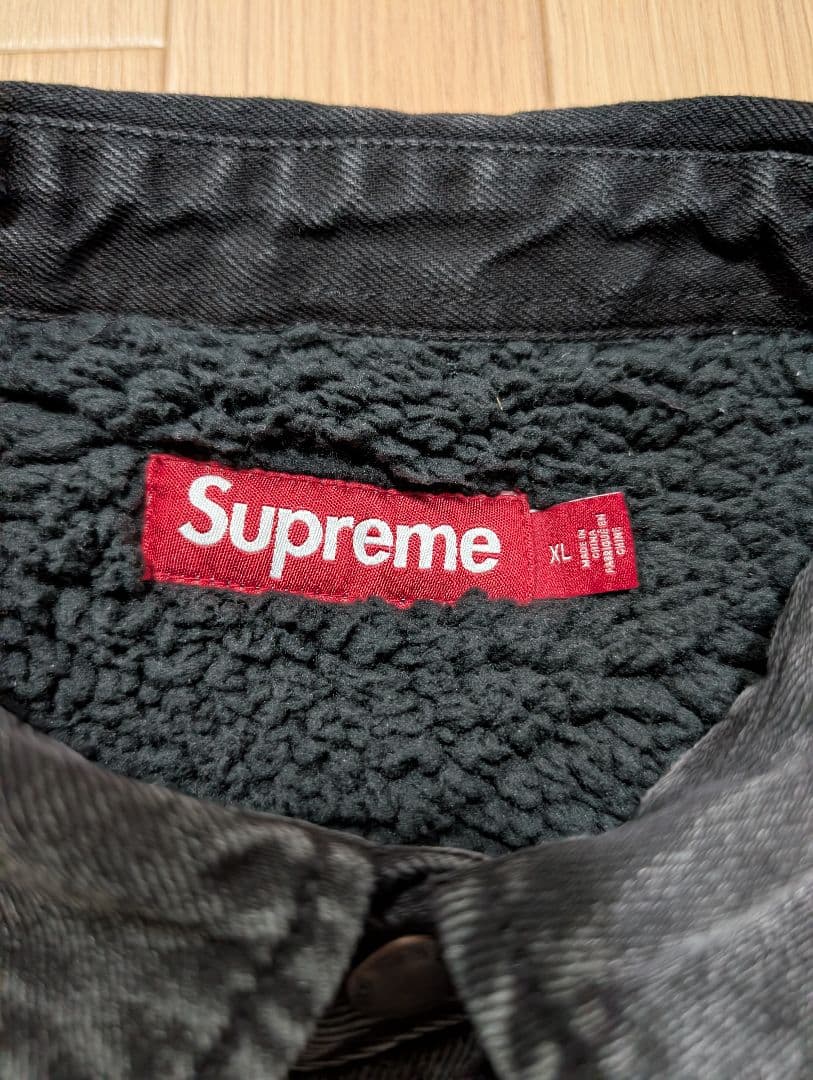 トップス Supreme Shearling Lined Work Denim Shirt