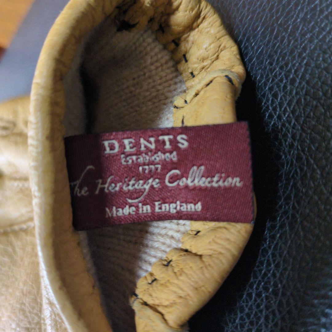 DENTS レザー手袋 ベージュ