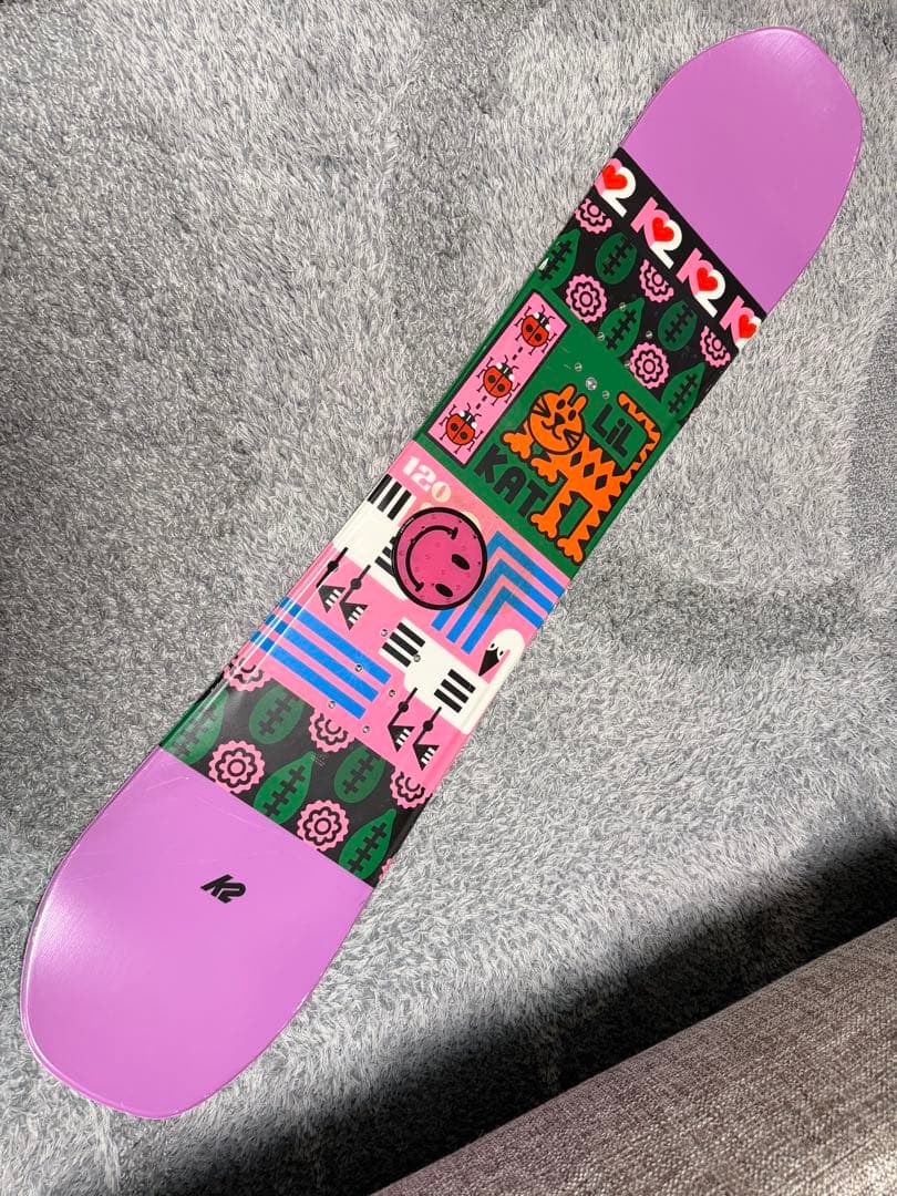 K2 Lil Kat ビンディング 120cm板 セット キッズ用 紫