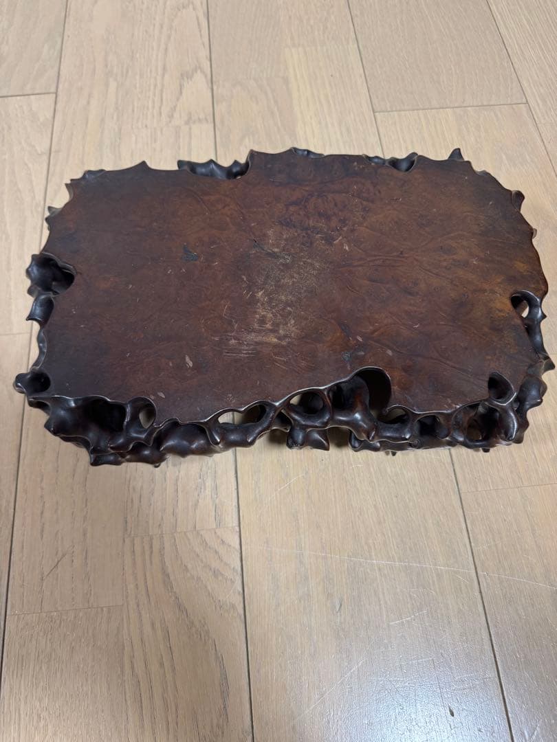 天然木　飾り台　香炉台　根卓(卓台・小品卓)