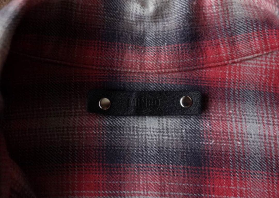 トップス MINEDENIM V.Nep Check Flannel SH Size2