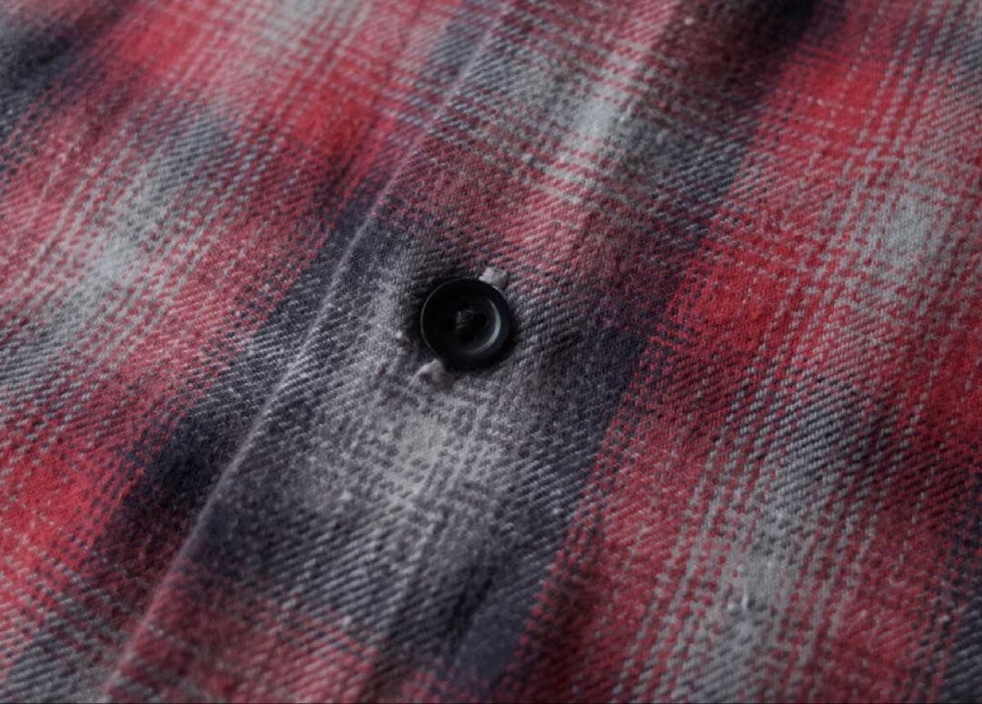 トップス MINEDENIM V.Nep Check Flannel SH Size2