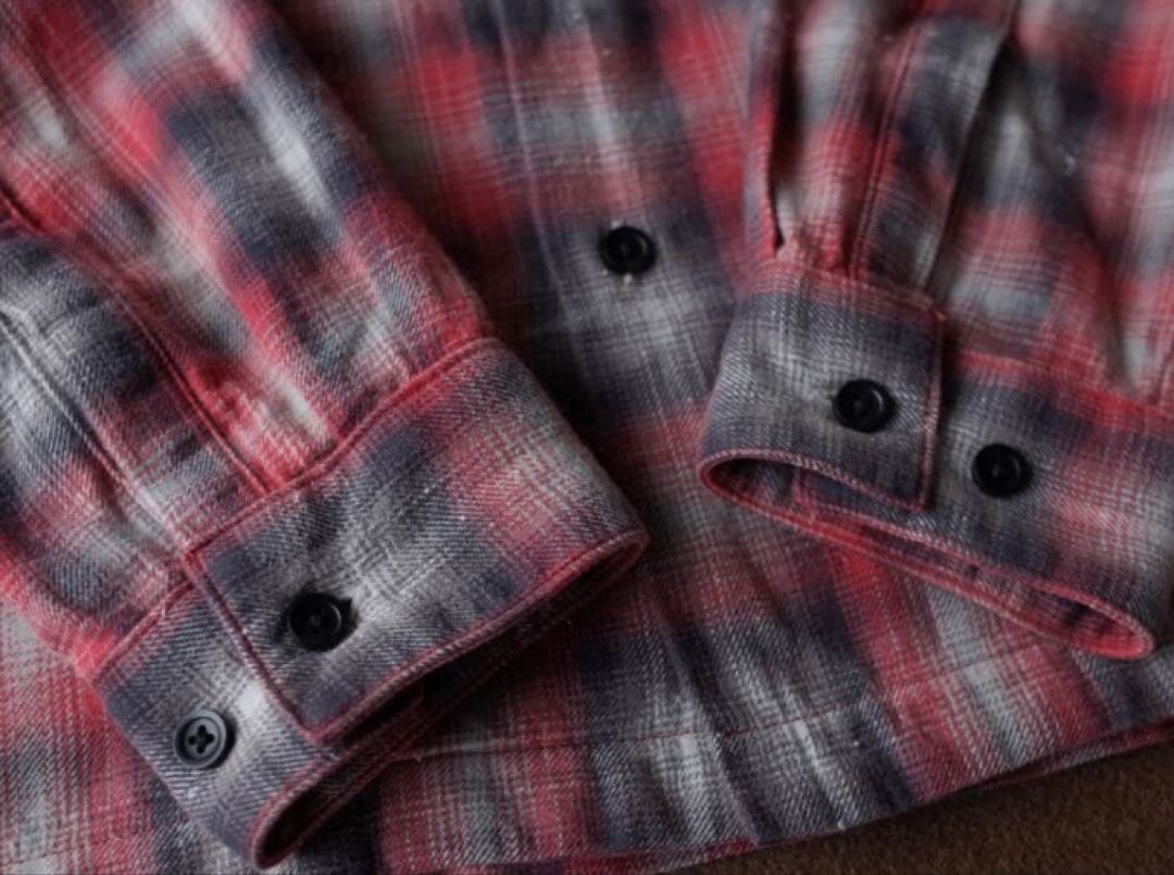 トップス MINEDENIM V.Nep Check Flannel SH Size2
