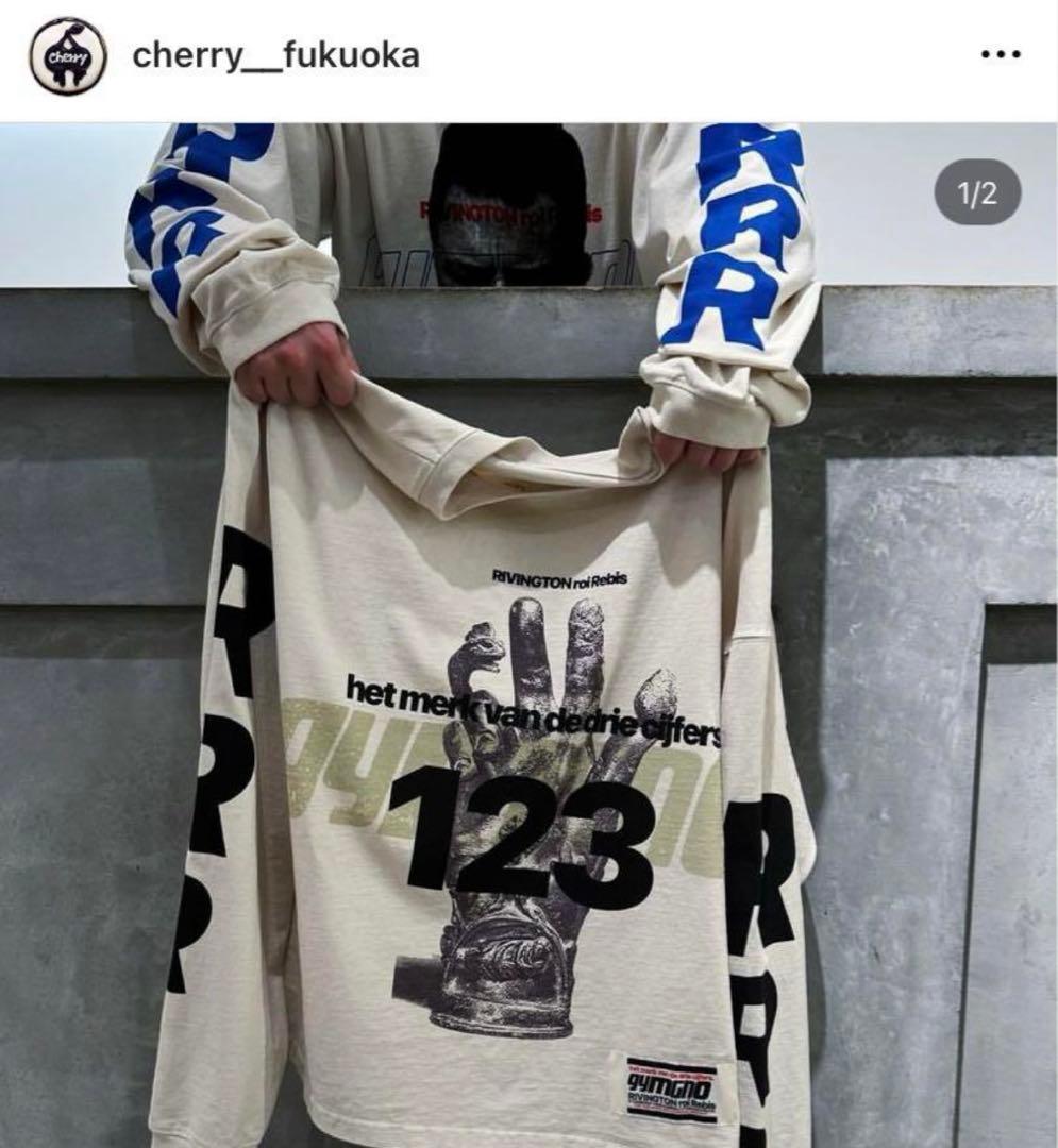 RRR123 OUR HAND LS TEE RIVINGTON グラフィック