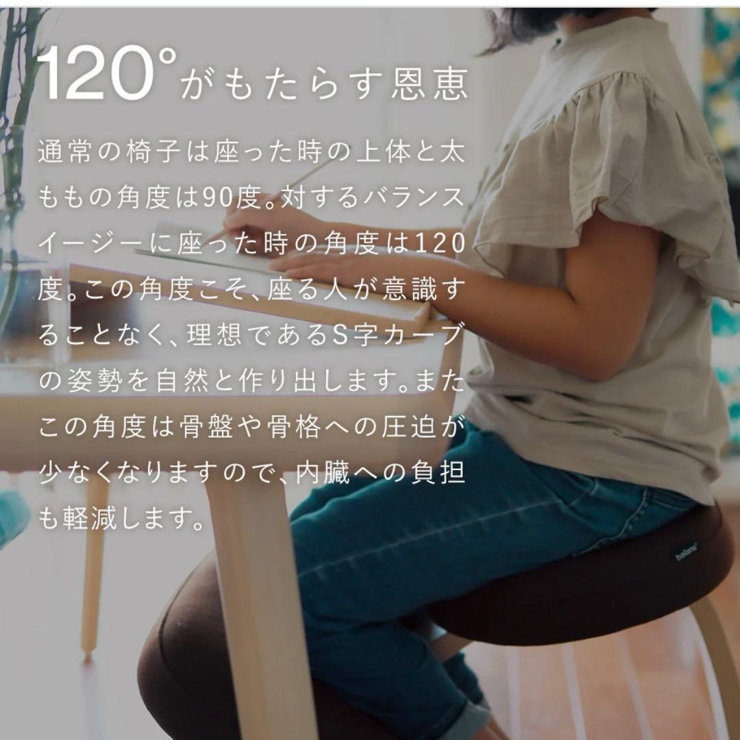 balans Easy バランスラボ ラクに姿勢を矯正できる椅子 水色