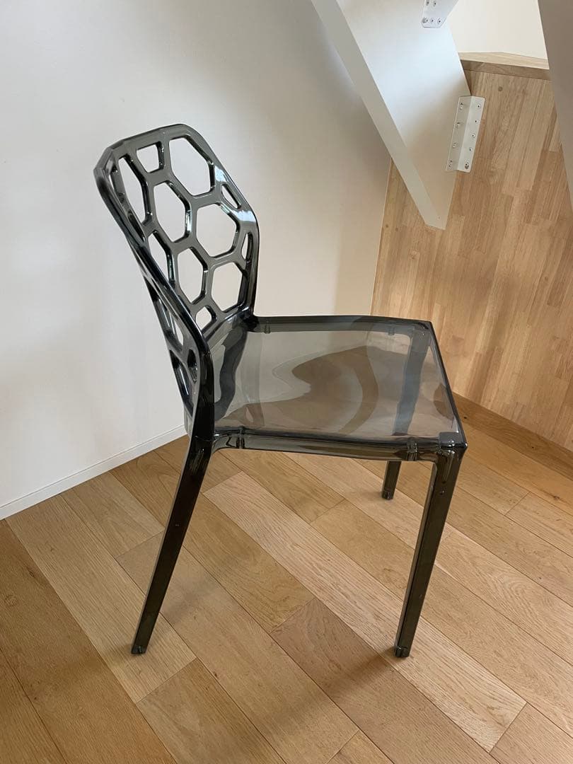 ミッドセンチュリー クリアチェア ポストモダン デザイナーズ ダイニングチェア