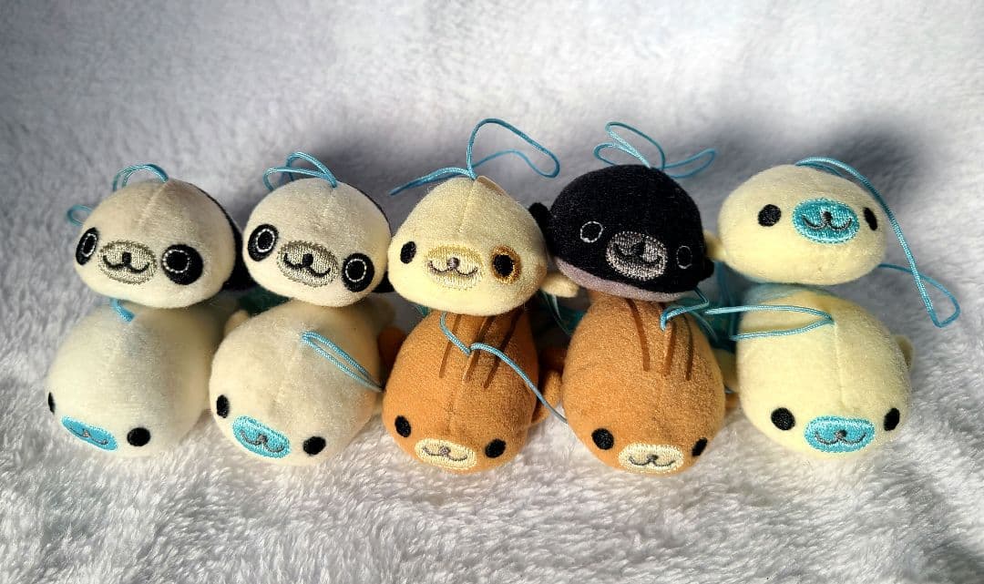 u*）様 【当時モノ】まめゴマ 小型ぬいぐるみ10個セット