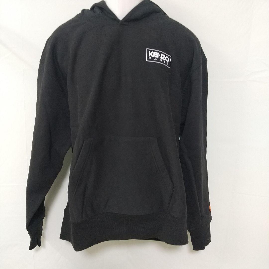 KENZO　パーカー　黒　L　フーディ　新品未使用　タグ付き