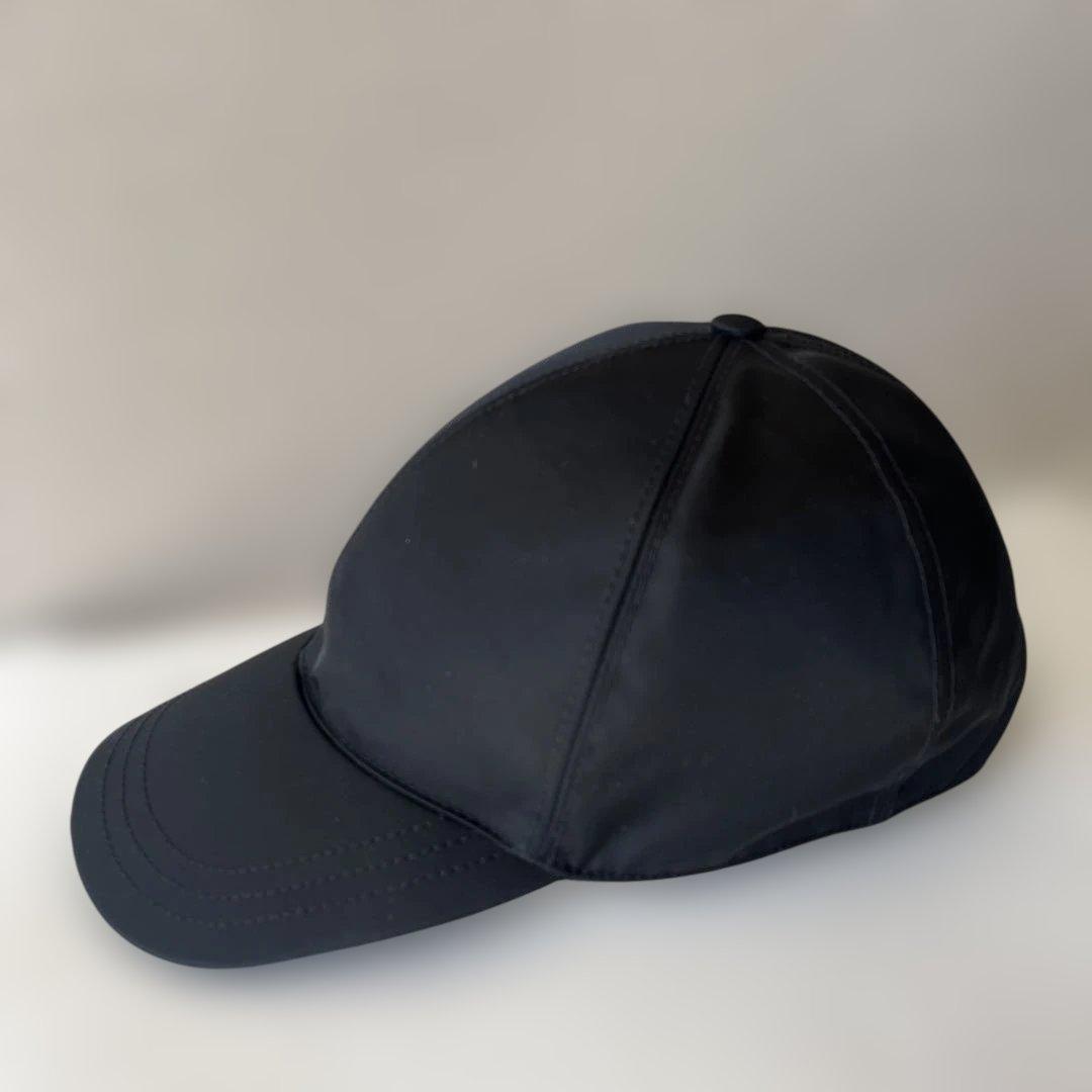 【美品】PRADA プラダ Re-Nylon ベースボールキャップ ブラック