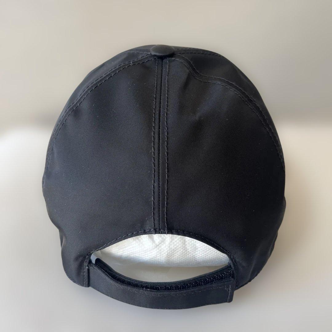 【美品】PRADA プラダ Re-Nylon ベースボールキャップ ブラック