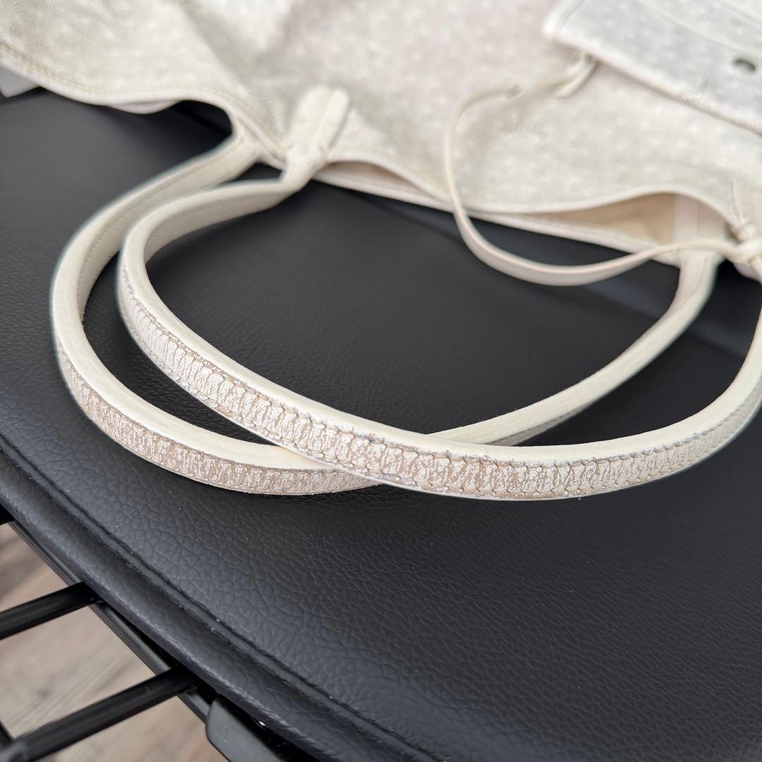 GOYARD サンルイ GM ホワイト リバーシブル トートバッグ