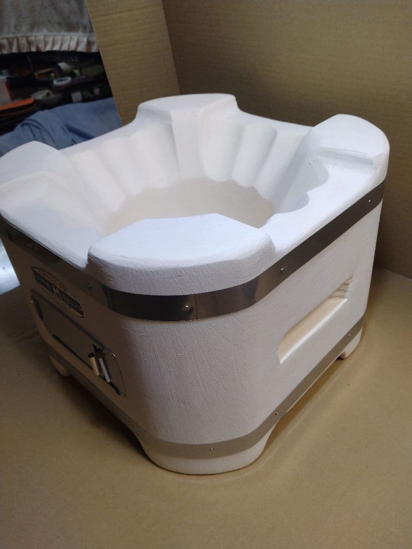 新品 未使用　能登丸和工業　夢七輪　網3枚付き　天然珪藻土　切り出し七輪