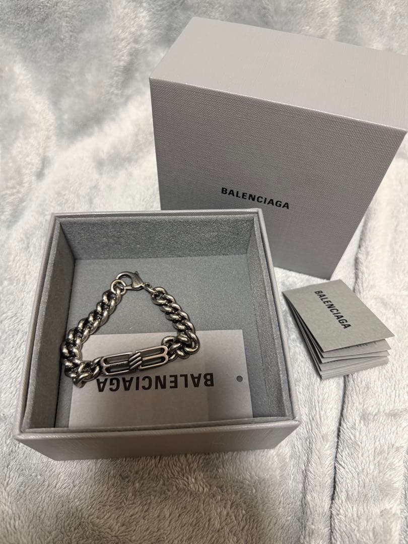 BALENCIAGA チェーンブレスレット シルバー