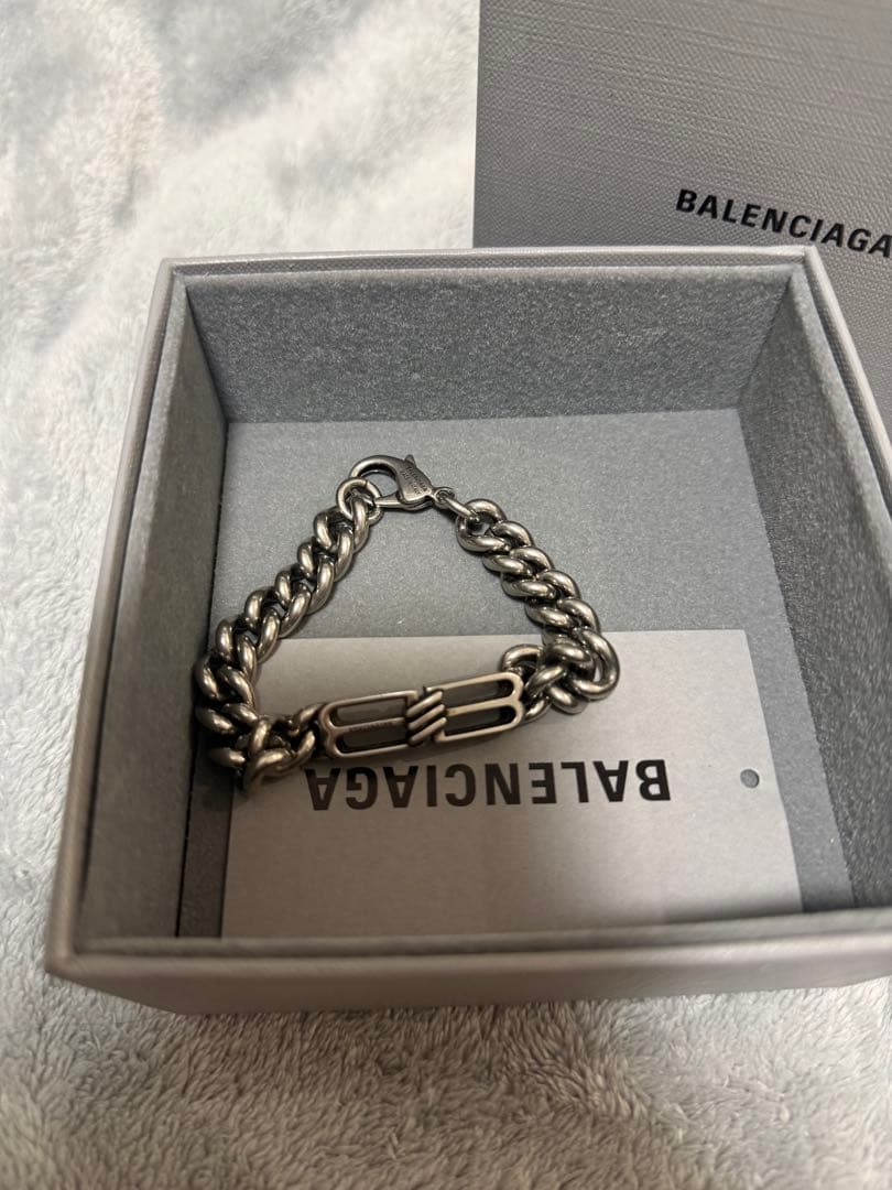 BALENCIAGA チェーンブレスレット シルバー