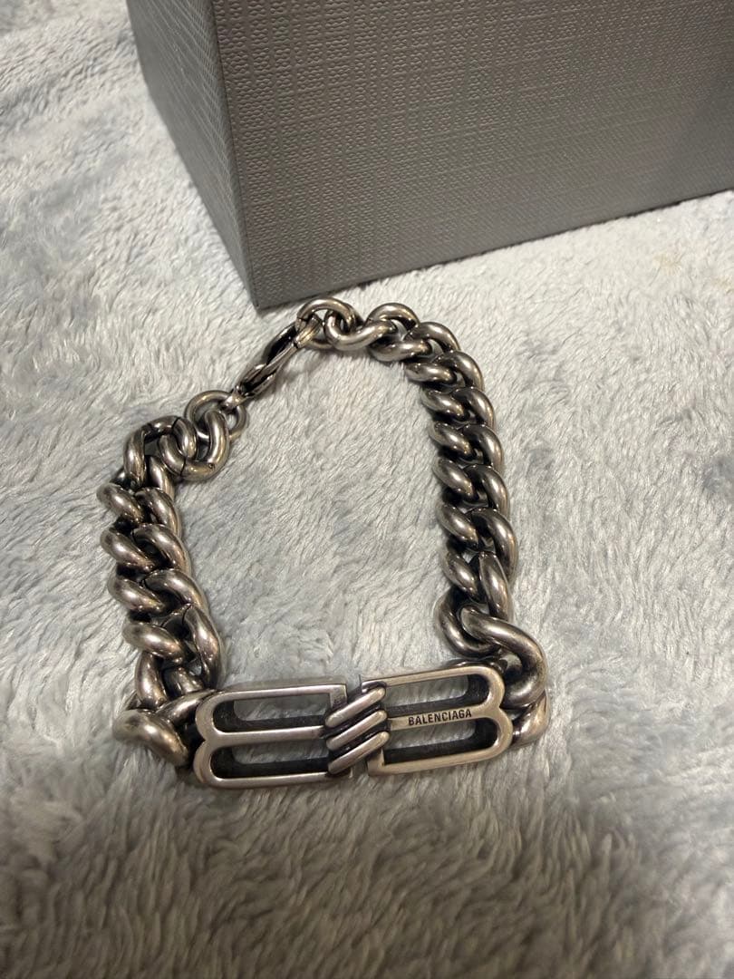 BALENCIAGA チェーンブレスレット シルバー