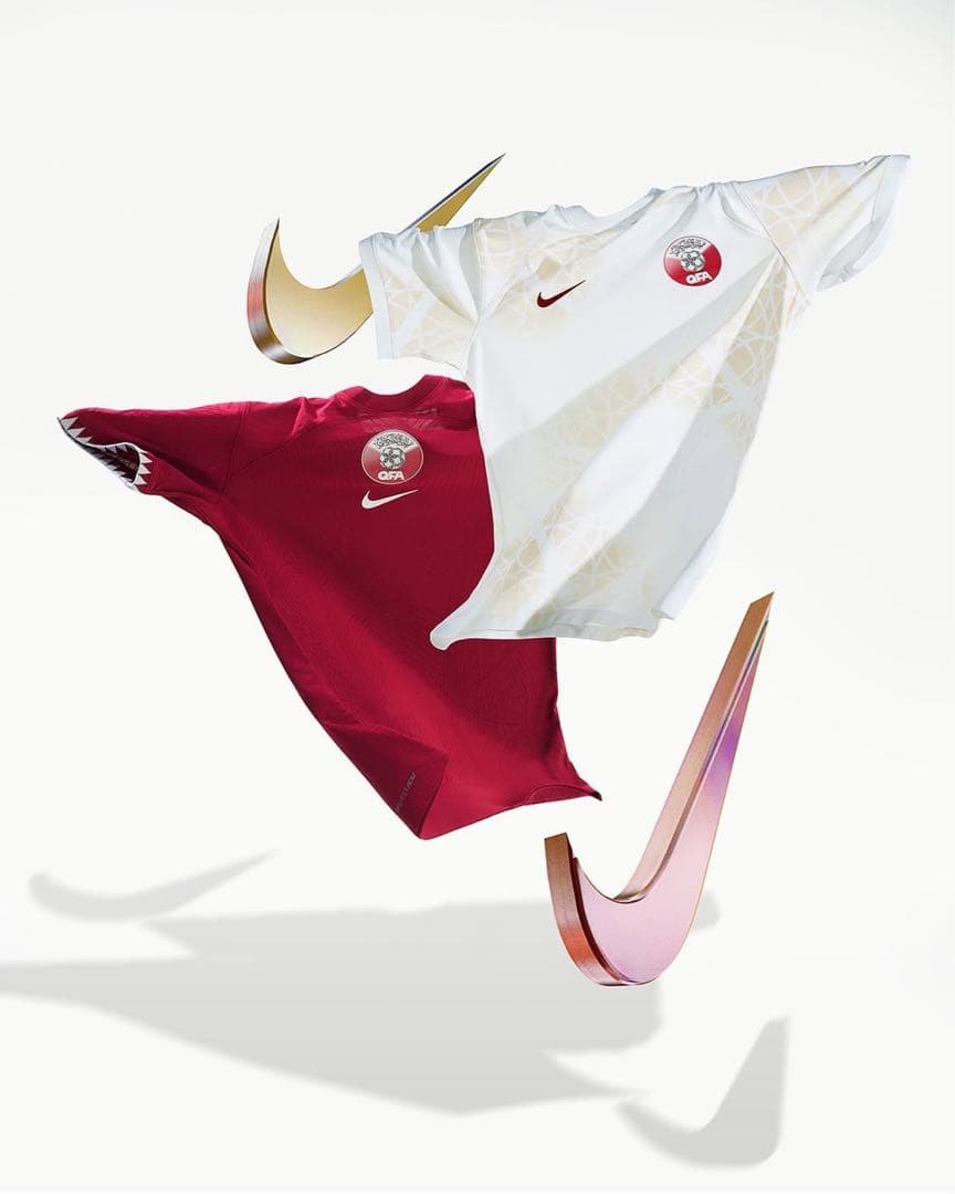 【超レア】Nike カタール代表　ユニフォーム　ナイキ　カタール　谷口彰悟