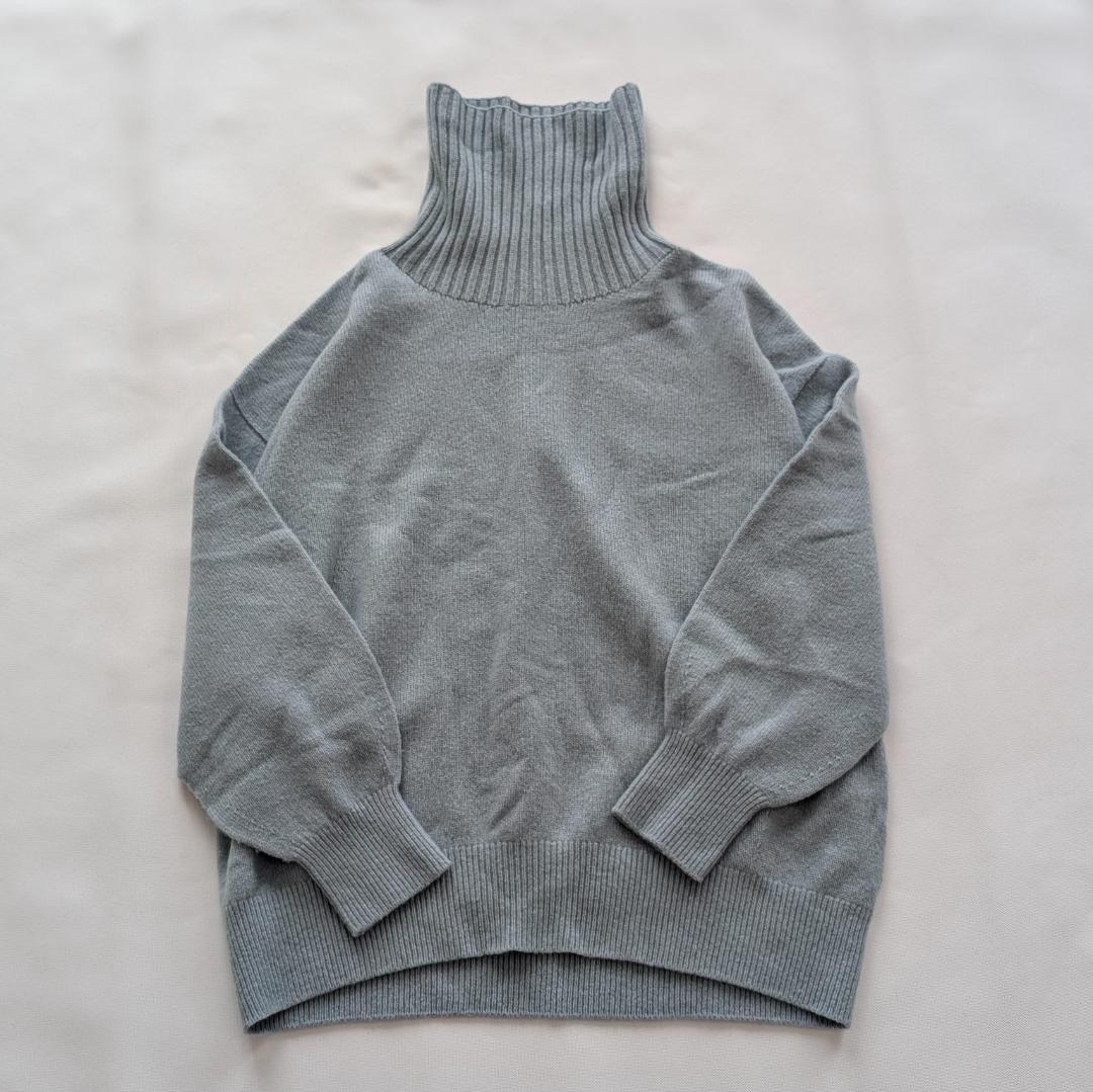 美品✨️スピックアンドスパン　ウールカシミヤ タートルネックプルオーバー