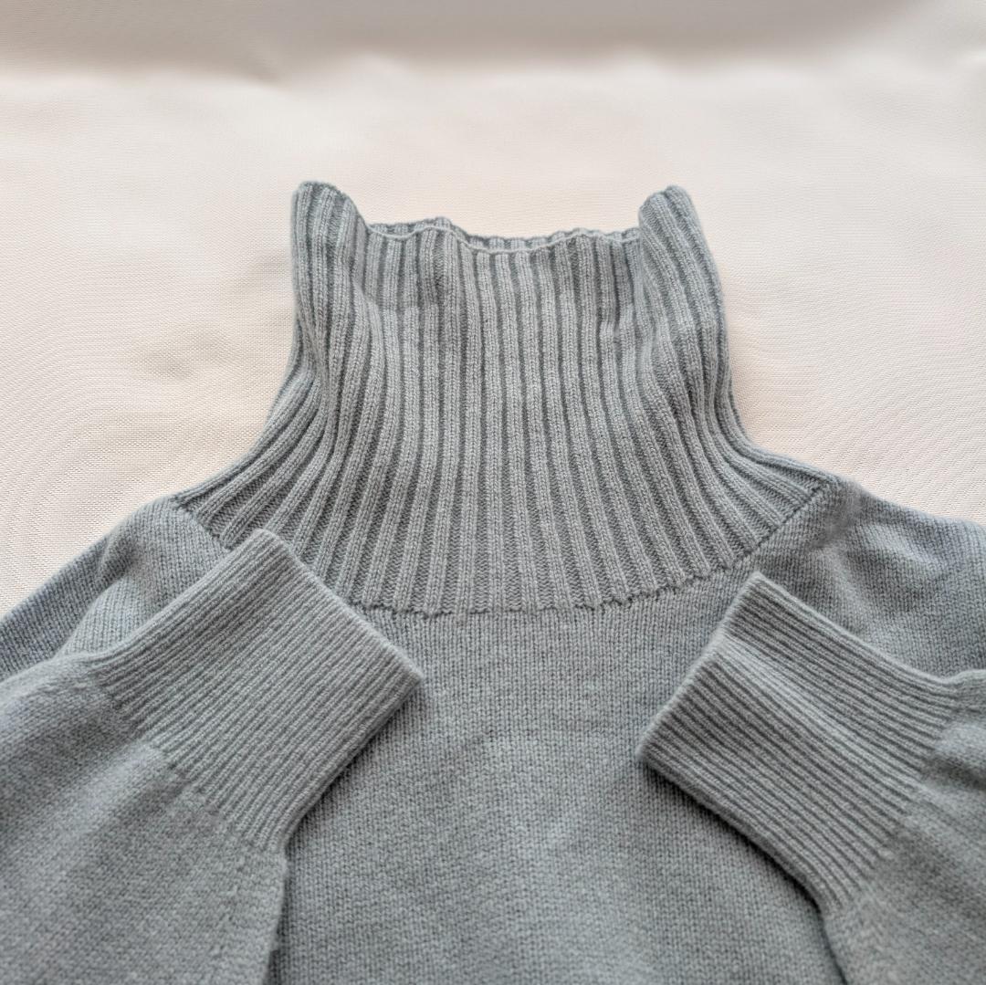 美品✨️スピックアンドスパン　ウールカシミヤ タートルネックプルオーバー