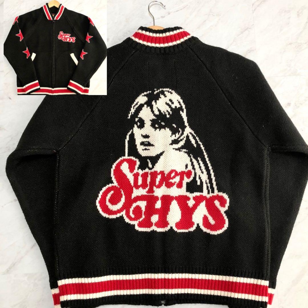 【未使用級】 HYSTERIC GLAMOUR カーディガン ヒスガール 厚手