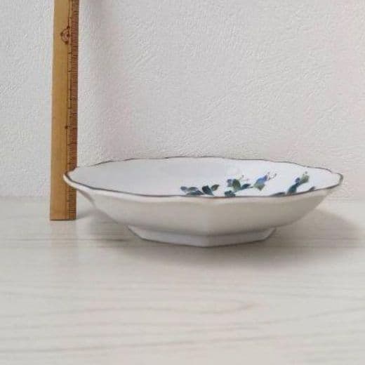 新品　九谷焼　13cm皿　猫　A