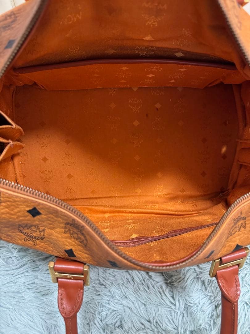 【美品】MCM/ボストンバッグ/レザー/J8959