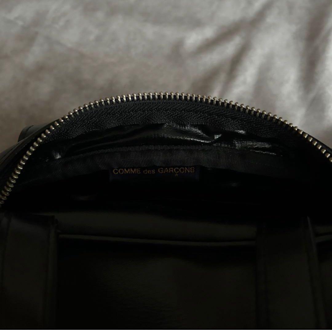 COMME des GARÇONS ブラックボストンバッグ