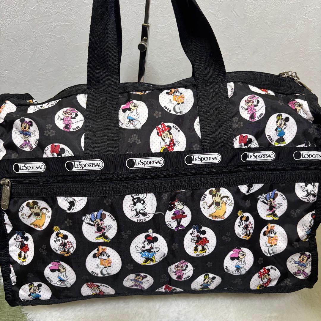 【美品 希少】限定 レスポートサック ミニーマウス 2way ボストンバッグ