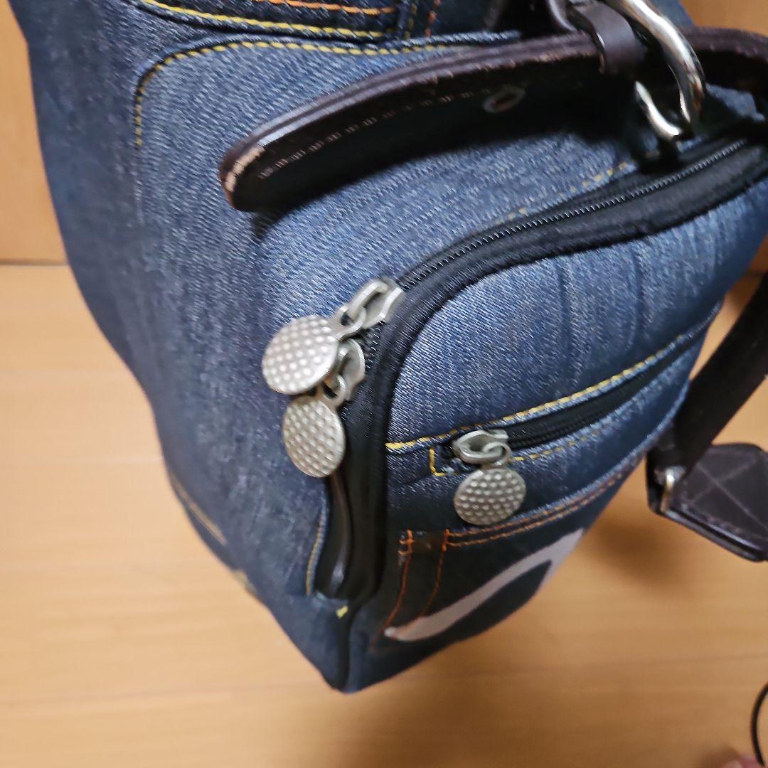 EVISU ゴルフバッグ デニムキャディバッグ