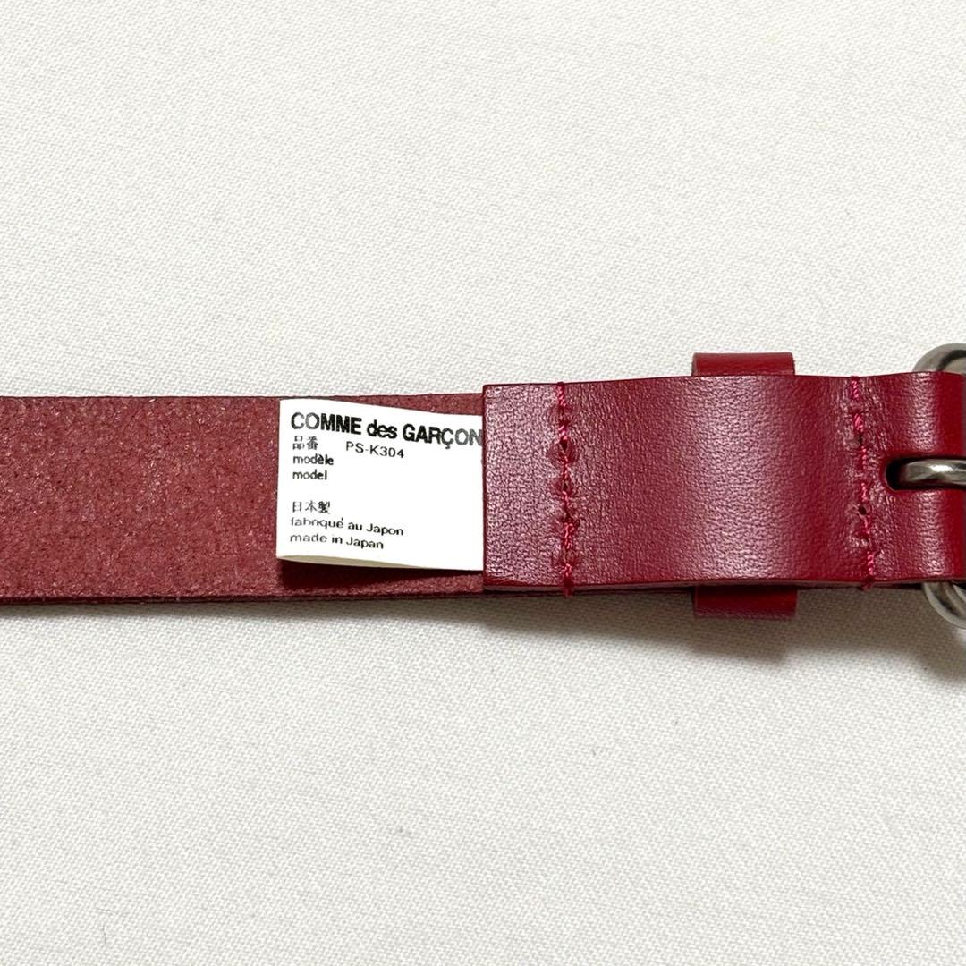 希少 00s コムデギャルソンオムプリュス カウレザーナローベルトarchive