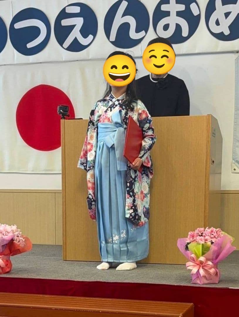 MK☆キャサリンコテージ 花柄袴セット 130cm 着用1回数時間