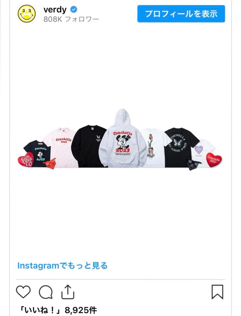 希少品! Girls Don’t Cry コーチェラ×Verdy クッション