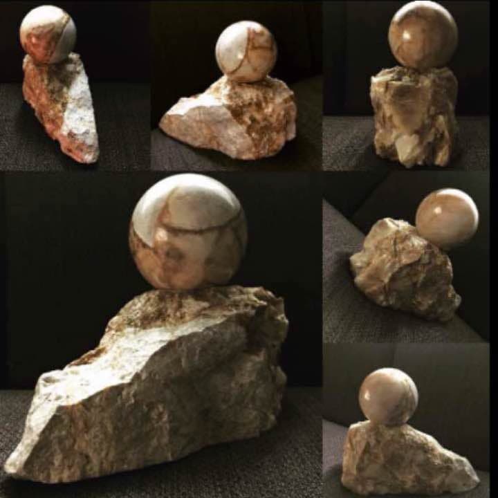 大理石オブジェ