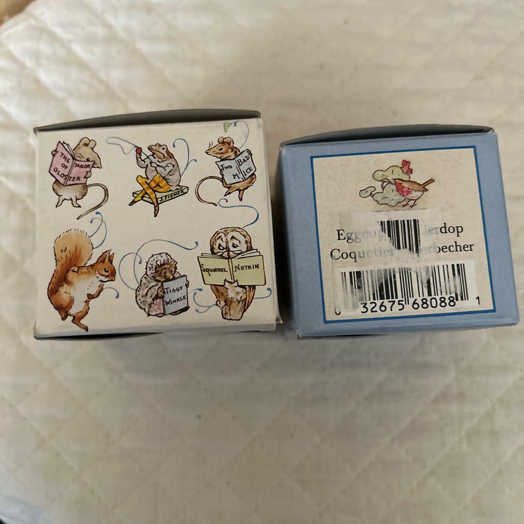 ウェッジウッド ピーターラビット 旧刻印 エッグカップ 4個