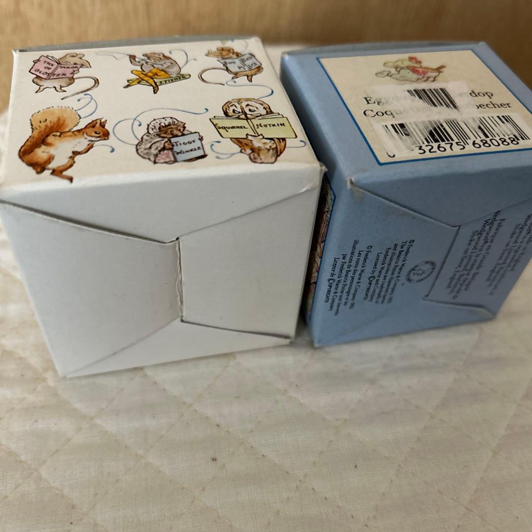 ウェッジウッド ピーターラビット 旧刻印 エッグカップ 4個