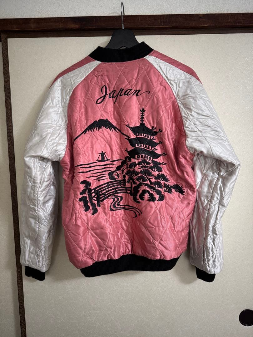 テーラー東洋スカジャンWHITETIGER×LANDSCAPE Lサイズ