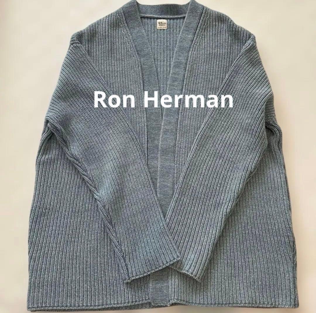 ロンハーマン コットン　カーディガン　ブルー　Ｍ