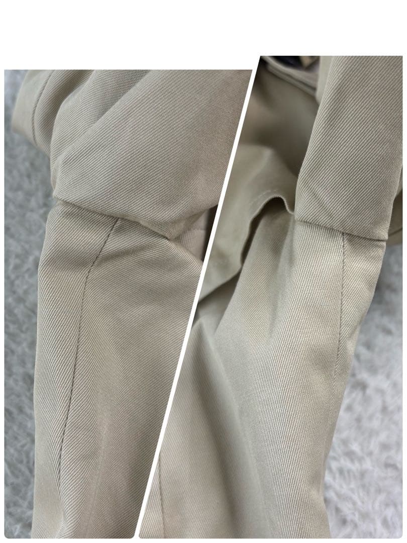 バーバリーブルーレーベル ベージュ ダブルブレスト トレンチコート