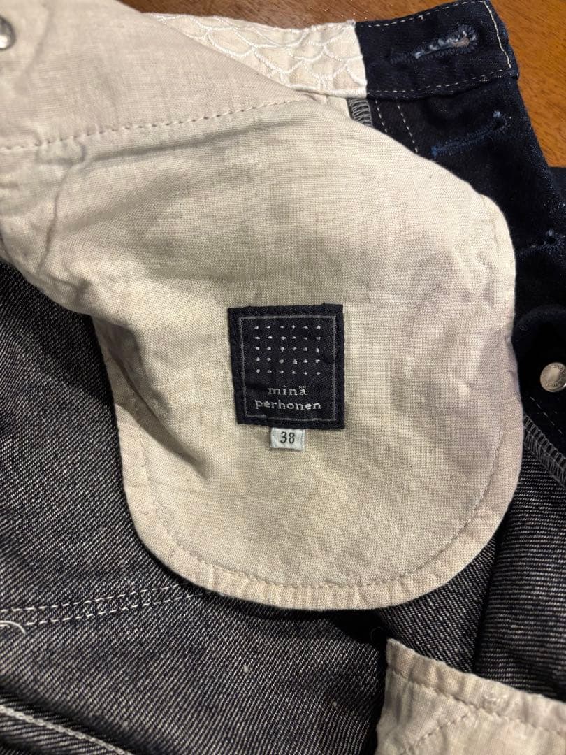 ミナペルホネン　always テーパードデニム