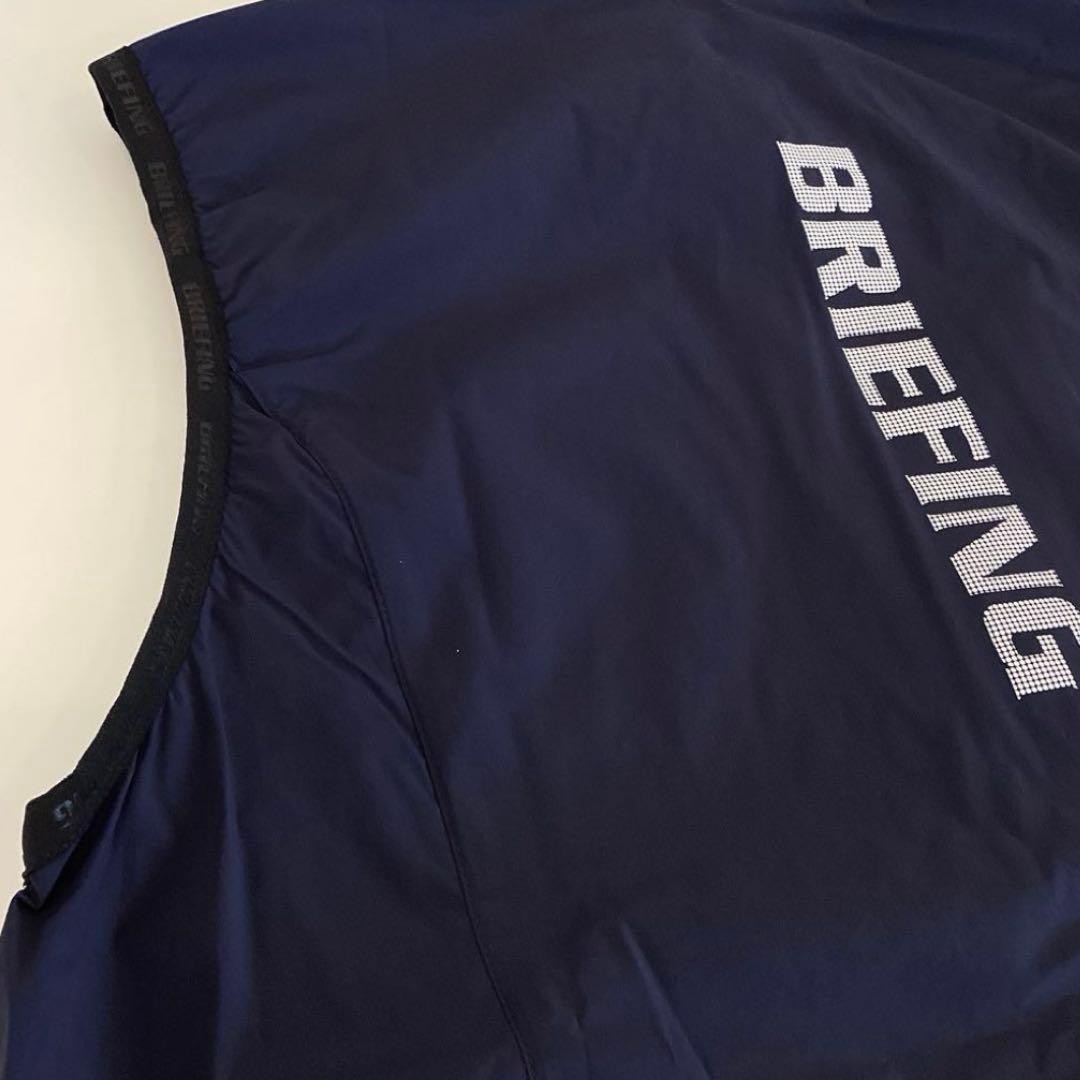 新品　BRIEFING POCKETABLE WIND VEST ネイビーM