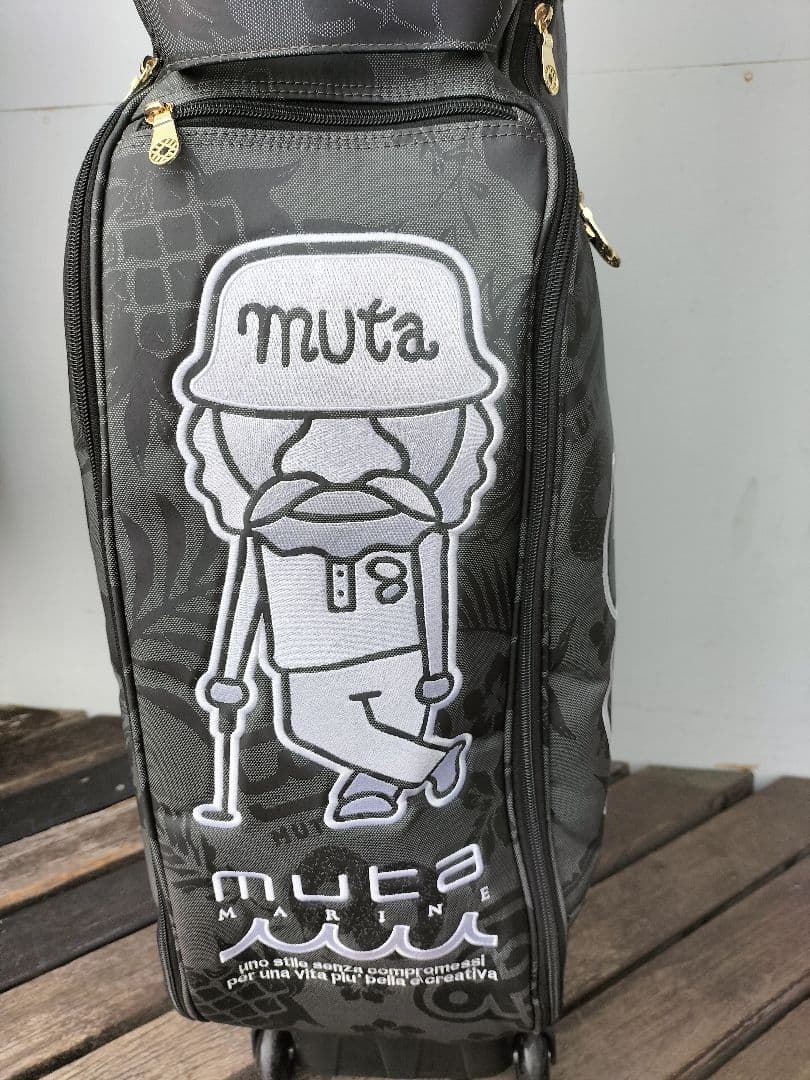 muta キャディバッグ ブラック　ハワイ　おじさん