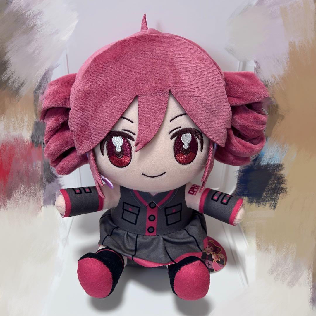 夜*け様 重音テト おすわりBIGぬいぐるみタグ付き ラウンドワン限定