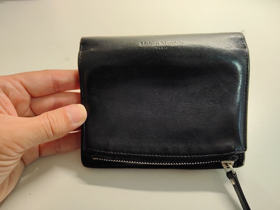 Maison Margiela 黒 二つ折り財布　付属品あり