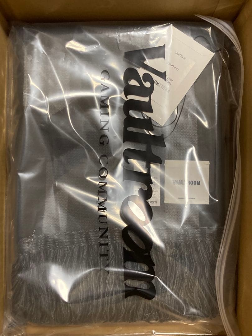 VAULTROOM KNIT SCARF / GRAY マフラー