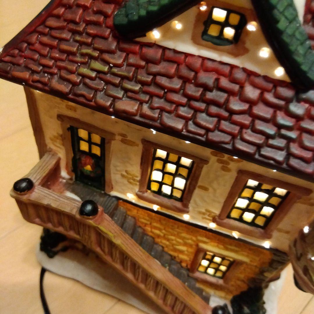 TOY SHOP クリスマス　置物　イルミネーション　ファイバーハウス