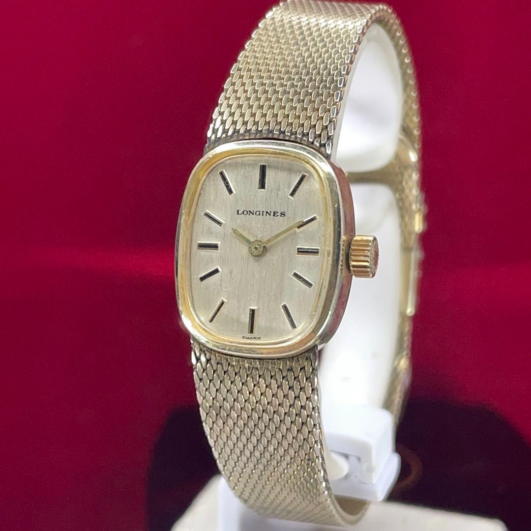 超希少 40s アンティーク LONGINES 10KGF 金張 手巻 スイス製