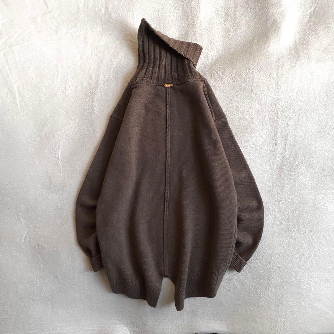 【ほぼ未使用✨】Deuxieme Classe JADEタートルニット　チョコ